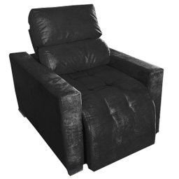 Poltrona Retratil e Reclinavel Madri Preto - 2