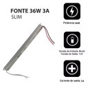 Ver imagem 6 de Fonte Slim Drive 36W 12V 3A Perfil Fita Led Bivolt Lustre Luminaria IP20 Leva pro pet D105036