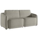 Ver imagem 1 de Sofá Cama para Sala de Estar 3 Lugares 236cm Montserrat K01 Bouclê Bege - Lyam Decor