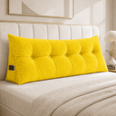 Ver imagem 1 de Almofada Encosto Triangular Cama Leitura Cabeceira Suede