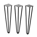 Ver imagem 1 de Pé de Ferro Hairpin Legs 30 Cm Preto