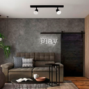 Ver imagem 3 de Trilho Eletrificado 2 Spot Led Mr16 Gu10 Direcionável Cor:preto