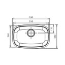 Ver imagem 2 de Cuba Docol Invicta 55x34 01696804 Inox Polido