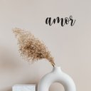 Ver imagem 4 de Adorno De Parede Amor 27cm - Palavra, Quadro, lettering - Toque 3D:Preto