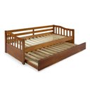Ver imagem 2 de Sofá Cama Plus com Cama Auxiliar em Madeira Maciça Mv Mel