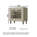 Ver imagem 3 de Balcão Forno Embutir Connect Henn Duna Com Cristal