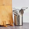 Porta Talheres Utensilios Suporte Aço Inox 4un - 2