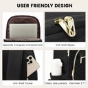 Ver imagem 4 de Lovevook Mochila Feminina para Laptop 17" Aprovada para Viagem (preto)