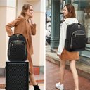 Ver imagem 6 de Lovevook Mochila Feminina para Laptop 17" Aprovada para Viagem (preto)