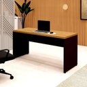 Ver imagem 1 de Escrivaninha para Escritório 1,50m x 0,60m com Pés Painel 100% MDF Corporate