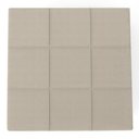 Ver imagem 2 de Kit 02 Puffs Quadrado Milano 90x90cm W01 Linho Bege
