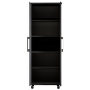 Ver imagem 3 de Armário Multiuso 2 Portas Organizador para Cozinha Escritório com Rodízios