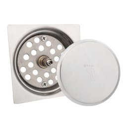 Ralo Click Quadrado 15x15cm Inox - 8
