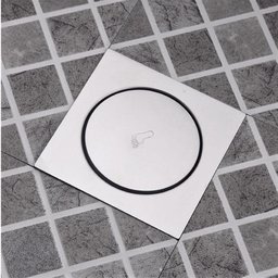 Ralo Click Quadrado 15x15cm Inox - 4