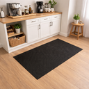 Ver imagem 2 de Tapete Passadeira Emborrachado 100x45cm Antiderrapante Preto