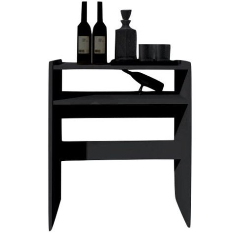 Mesa Manicure Base p/ Esmaltes Organizador Salão de Beleza ClickForte Preto
