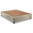 Ver imagem 1 de Cama(Box Casal+Colchão Mola) 138×188×26 Suede Bege