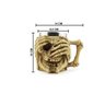 Caneca Decorativa Caveira Não Olhe Chopp Cerveja 450ml - 2