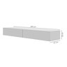 Rack Linha Eros para Tv Modelo Suspenso na Parede em Mdp/mdf Robusto:naturale - 3
