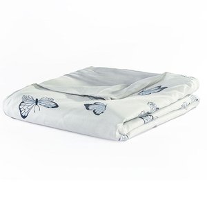Capa Duvet para Edredom King Essencialle com Ziper 1 Peça Borboletas Azuis