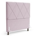 Ver imagem 1 de Cabeceira Cama Box Casal Queen Size Mel 160cm com Frame Suede Rosa Bebê - Desk Design