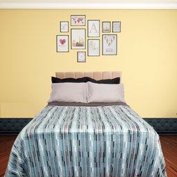 Cobertor com Manta Estampado e Sherpa Lã de Carneiro 2,40x2,20 Metros Verde Casa Dona - 3