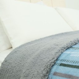 Cobertor com Manta Estampado e Sherpa Lã de Carneiro 2,40x2,20 Metros Verde Casa Dona - 1