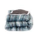 Ver imagem 2 de Cobertor com Manta Estampado e Sherpa Lã de Carneiro 2,40x2,20 Metros Verde Casa Dona