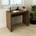 Ver imagem 1 de Escrivaninha Mesa Escritório ME4139 Tecnomobili 90cm Nogal Marrom