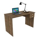 Ver imagem 5 de Escrivaninha Mesa Escritório ME4165 2 Gavetas 117cm Nogal Marrom