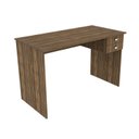 Ver imagem 4 de Escrivaninha Mesa Escritório Me4165 2 Gavetas 117cm Nogal