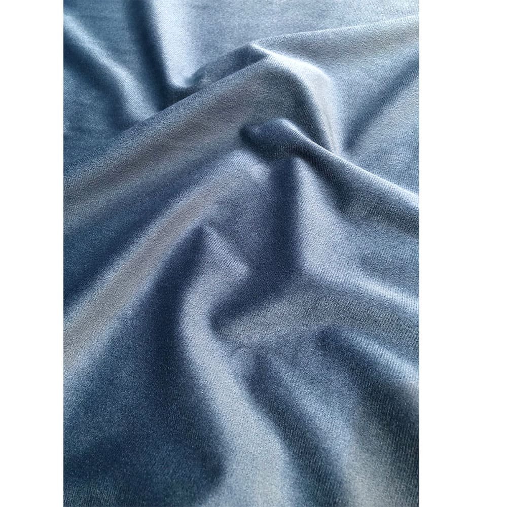 Tecido Suede Veludo Velute Azul - 1,40m de Largura Suede Premium - 1