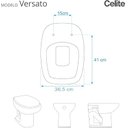 Ver imagem 6 de Assento Almofadado Celite Fit / Versato Astra
