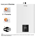 Ver imagem 5 de Aquecedor De Água A Gás Komeco Ko 21 D Prime  Branco Digital Bivolt 21 Litros Gás Gn com Kit Ligação