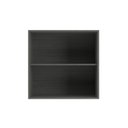 Ver imagem 1 de Armário Aéreo de Cozinha 2 Portas Domus Espresso Móveis Branco/Silver