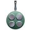 Frigideira 4 Ovos Multiuso Divisórias Antiaderente Grill Verde Tiffany - 3