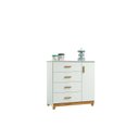 Ver imagem 2 de Cômoda para Quarto de Bebê 1 Porta 4 Gavetas Údine 