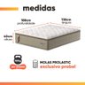 Colchão Casal Probel Molas Guarda Costas Max Pillow Top 138x188x40cm Bege / Branco Probel - 2