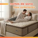 Ver imagem 6 de Colchão Casal Probel Molas Guarda Costas Max Pillow Top 138x188x40cm Bege / Branco Probel