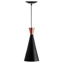 Ver imagem 3 de 2 Pendentes Cone Preto Canadá Sala Cozinha Churrasqueir