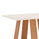 Ver imagem 5 de Mesa de Jantar 4 Lugares 120cm Vidro Canto Reto Lince Nature/off H02 - Mpozenato