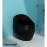 Vaso Sanitário Monobloco Caixa Acoplada Preto Fosco Harmony Pérola - 2