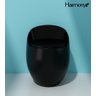 Vaso Sanitário Monobloco Caixa Acoplada Preto Fosco Harmony Pérola - 4