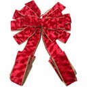 Ver imagem 5 de Laço Decorativo Vermelho Enfeite Árvore Natal Ponteira 140cm