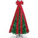 Ver imagem 3 de Laço Decorativo Vermelho Enfeite Árvore Natal Ponteira 140cm