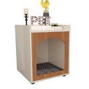 Ver imagem 1 de Mesa de Cabeceira Casinha/gato - Off White/freijó - Decor