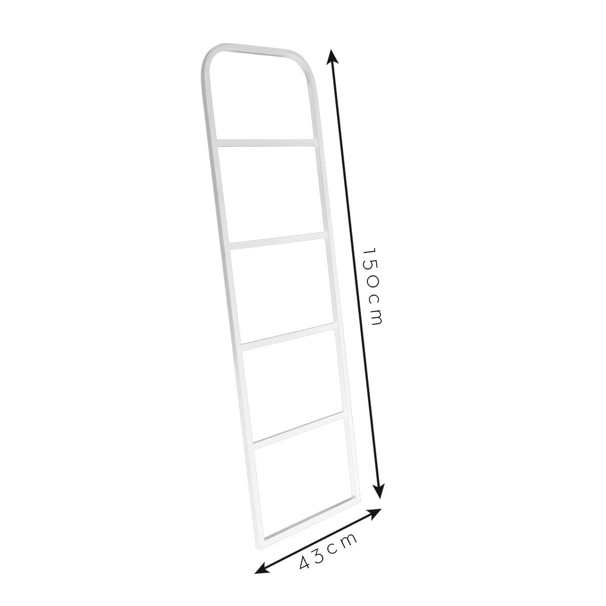 Escada Decorativa Curve Off White 150x40 cm - 4