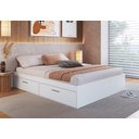 Ver imagem 1 de Cama Casal 4 Portas 160 Tokio Branco