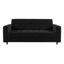 Ver imagem 1 de Sofá 3 lugares Verona 1,80m Suede Preto - Renascer Decor
