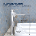 Ver imagem 6 de Misturador Monocomando Kohler Fore Line para Lavatório Bica Alta Cromado 27480BR-4ND-Cp
